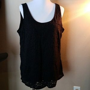 Black Lace Tank